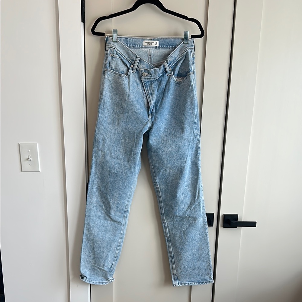 Abercrombie & Fitch High Rise Blue Denim Jeans
